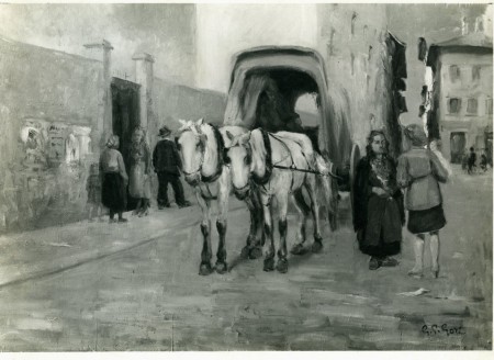 Al cancello della Casermetta - 1939